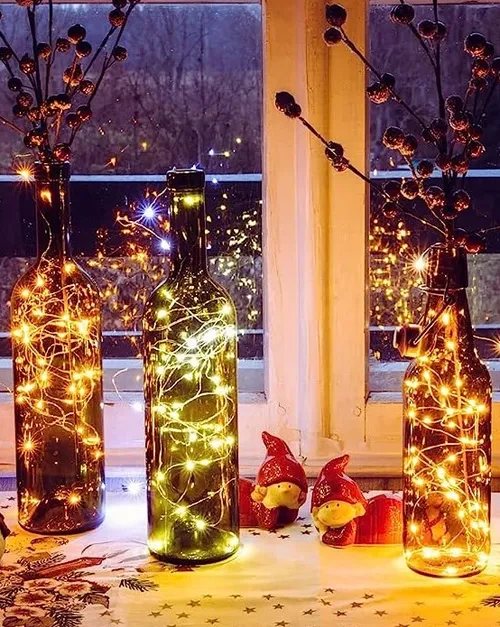 Battery Operated LED Fairy Lights - Clear