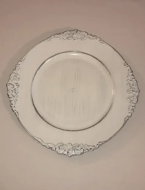 Charger Plate - Antique White