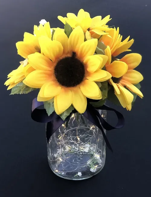 Artificial Floral Centerpiece - Sunflower