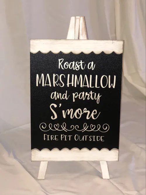 Sign - Roast a Marshmallow and Party S'more