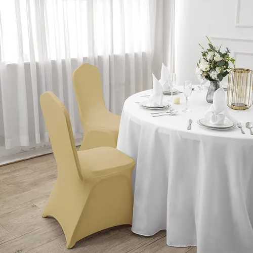 Spandex Chair Cover - Champagne