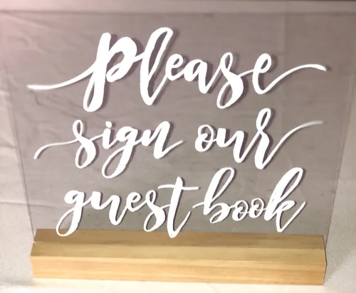 Sign - Please Sign Our Guest Book