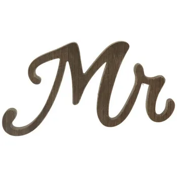 Mr - Wooden Decor