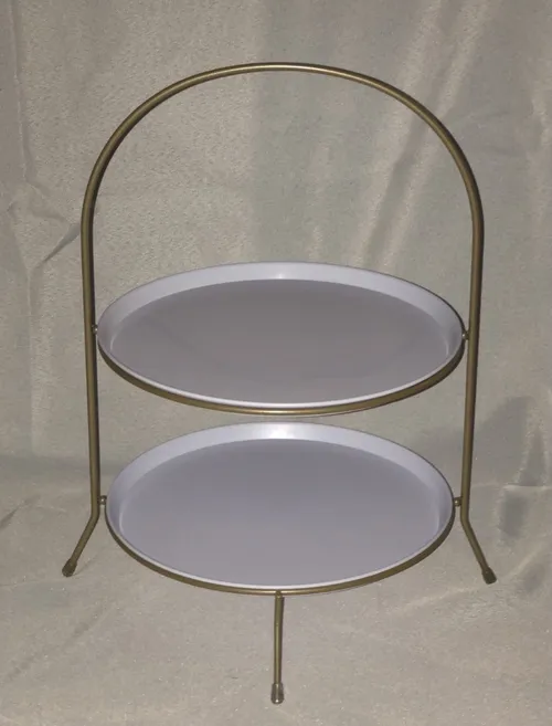 2 Tier Tray with Removable Plates