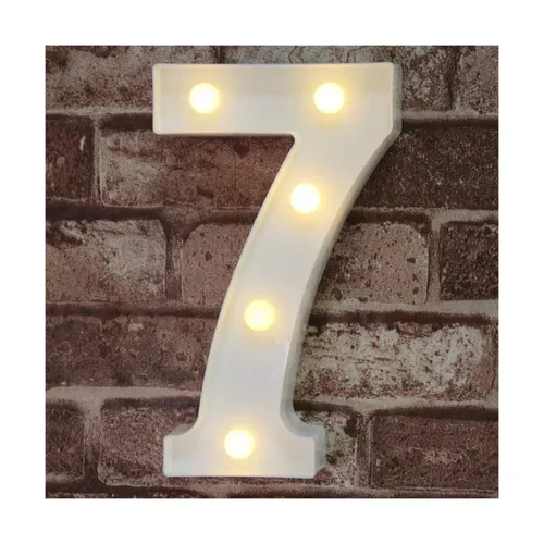 LED Marquee Light Up Number 7