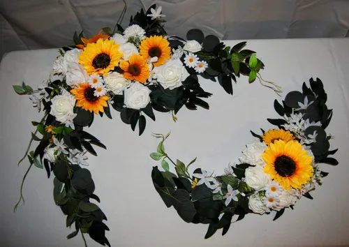 Artificial Flower Arrangements 2 pc - Sunflower