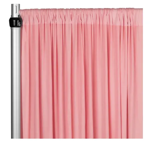 Curtain - 10' H x 5' W Spandex Backdrop - Dusty Rose/Mauve