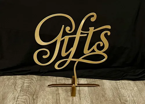 Sign - Gifts - Gold Metal