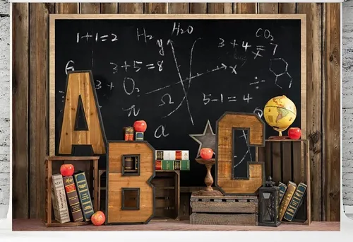 Backdrop - Back to School 10' x 8' Heavy Duty Backdrop