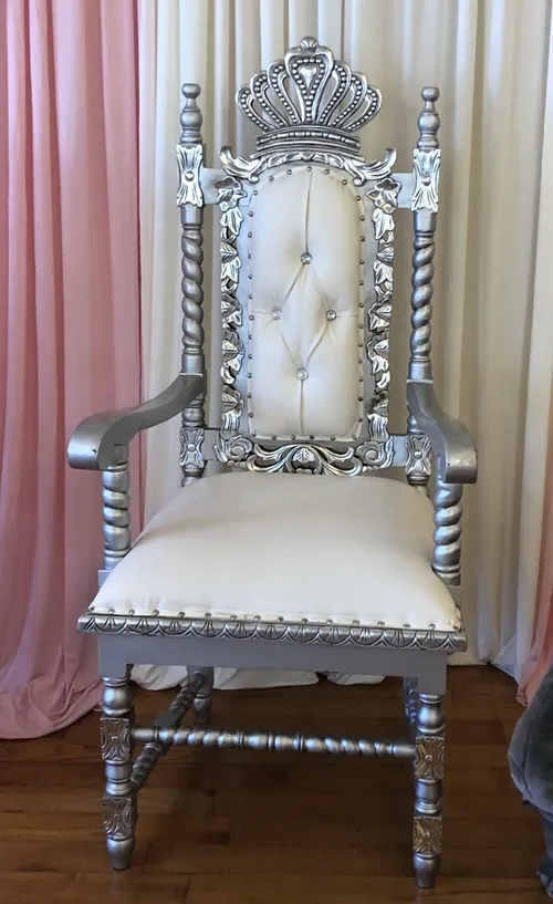 Chair - Throne - Silver