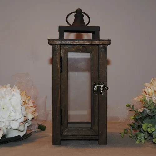 Lantern- Rustic Wooden