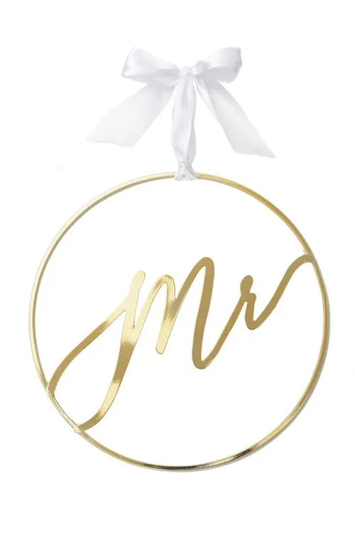 Mr Hanging Gold Hoop