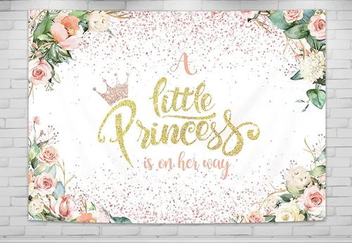 Backdrop - A Little Princess Is On Her Way