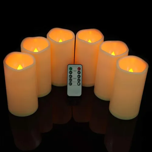 Flameless LED Battery Operated Pillar Candle 3