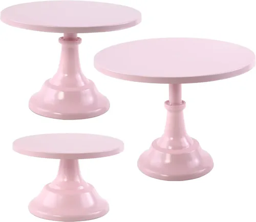 Cake Stand - Melamine - Pink
