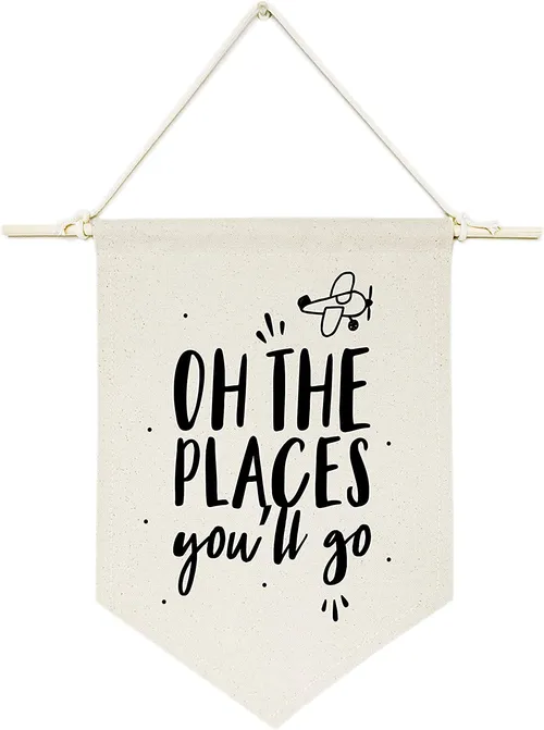 Oh the Places You'll Go Hanging Canvas