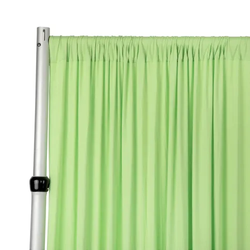 Curtain - 10' H x 5' W Spandex Backdrop - Mint Green