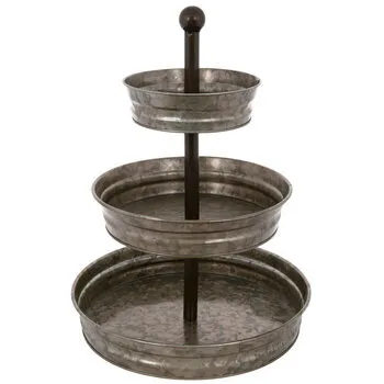 3 Tier Galvanized Tray