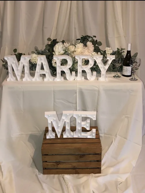 Marquee Lights Set - MARRY ME