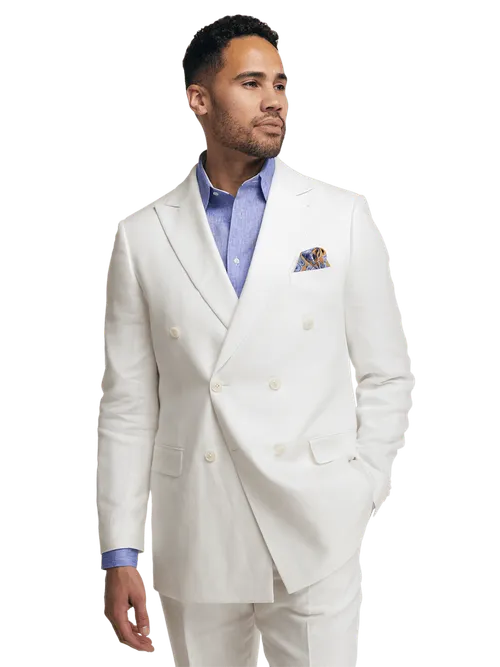 Mantoni Double Breasted Peak Suit