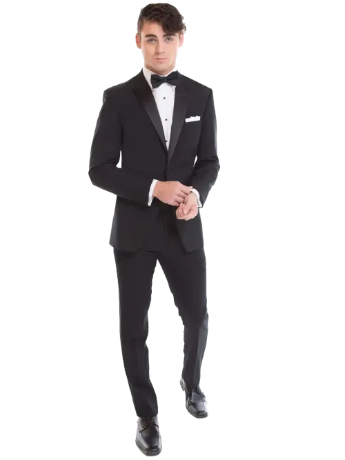 Ike Behar Jackson Slim Fit Peak Tuxedo