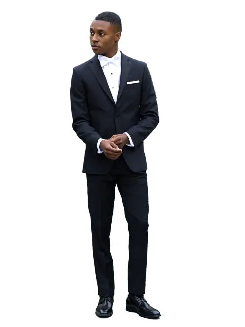Ike Behar Parker Slim Fit Notch Tuxedo