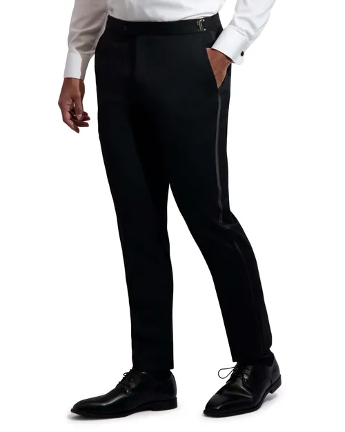 Ike Behar Slim Fit Tuxedo Pants