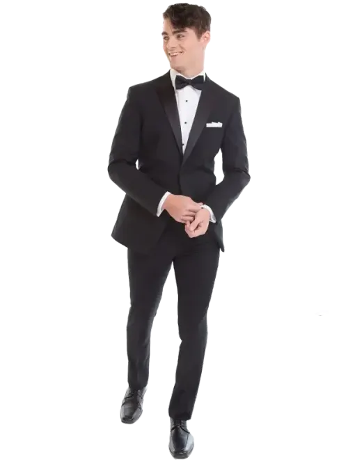 Ike Behar Jackson Slim Fit Peak Tuxedo Ensemble