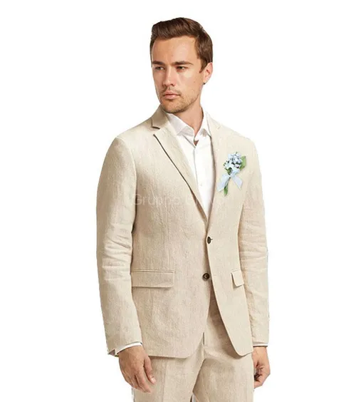 Enzo Tovare Linen Suit
