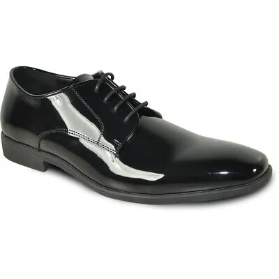 Vangelo Patent Tuxedo Shoes