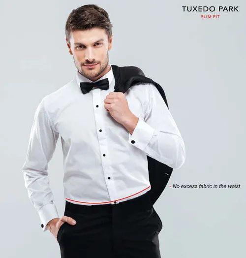 Tuxedo Park White Microfiber Shirt