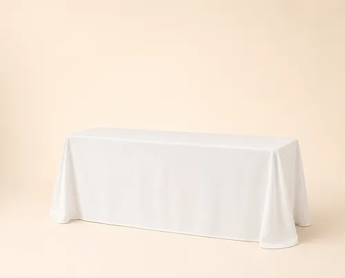 White Rectangle Tablecloth