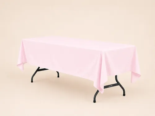 Blush Pink Rectangle Tablecloth 