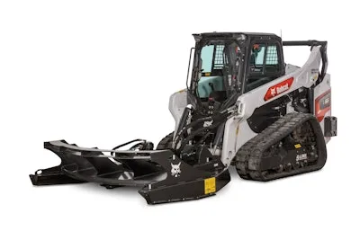 Bobcat T66 with Brush Cutter & Grapple