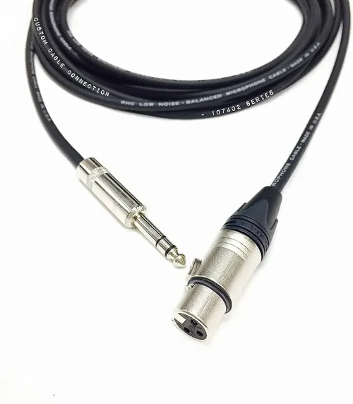 Neutrik 3ft XLR to 6.35mm Cable