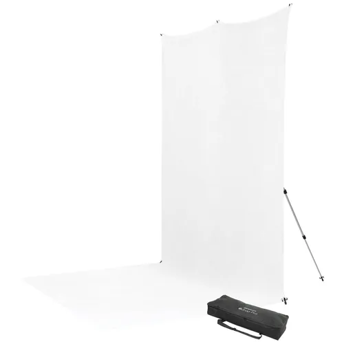 Westcott X-Drop Pro Wrinkle-Resistant Backdrop Sweep Kit (High-Key White, 8 x 13')