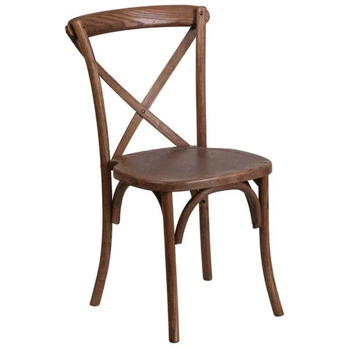 Wooden Cross Back Chairs