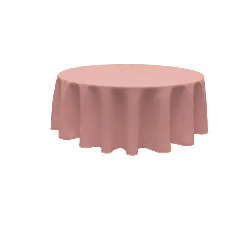 Rose 90in Round Table Linen