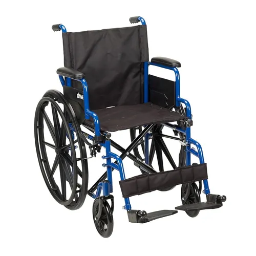  Wheelchair Lightweight -  18-Inch Seat (up to 300lbs/140kg)