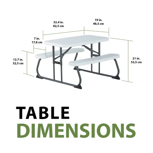 Child picnic table