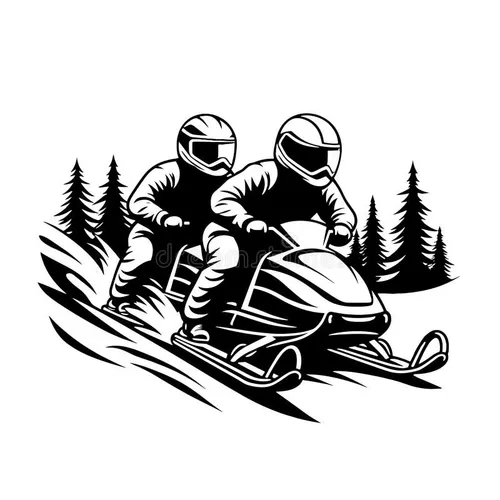 Snowmobile - for two