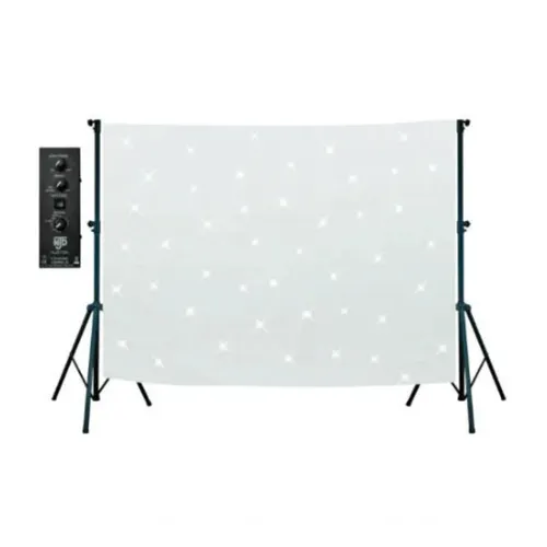 Starcloth Back Drop Ivory White 3x2m