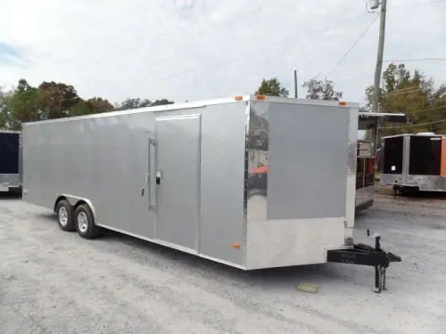 24FT Enclosed Car and Cargo Hauler