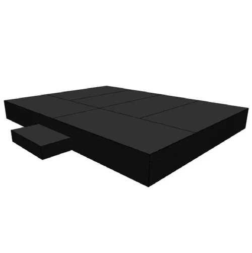 Podium 12m2 + trapje + tapijt