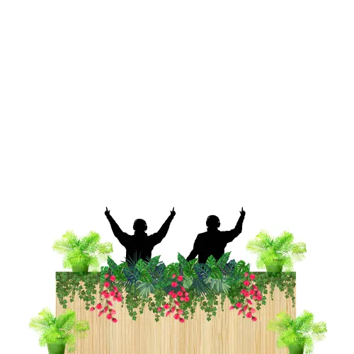 Tropical Deco Dj-booth