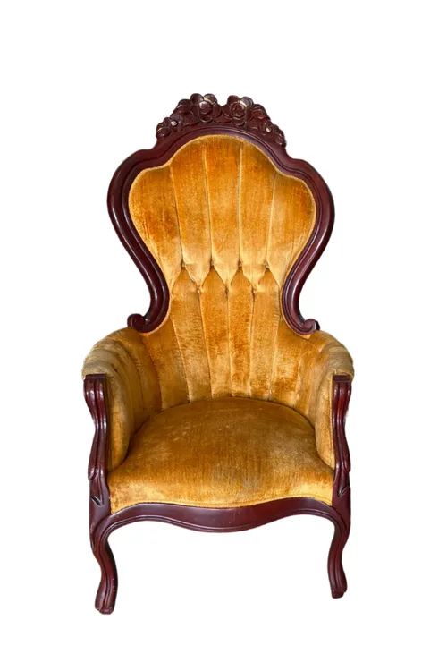 Mustard Yellow King Chair