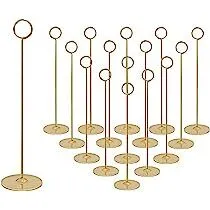 12 Inch Gold Table Card Holder