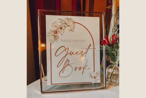 8X10 Gold Floating Frames