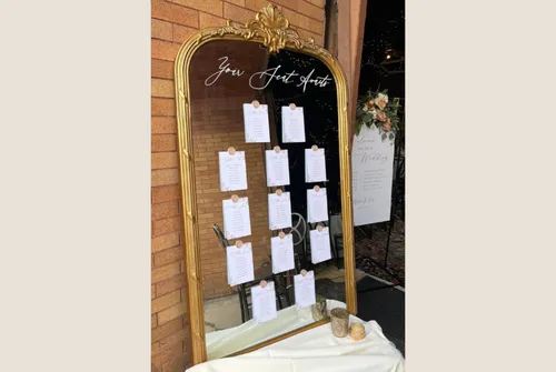 Large Ornate Gold Mirror