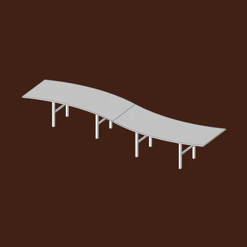 The Amelia (Serpentine Table)